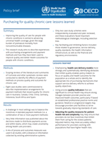 Summary report policy brief